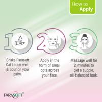 Parasoft Cal lotion hydratante pour le corps à la calamine, à l'aloe vera et à l'huile de rose pour apaiser et restaurer-70ml