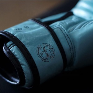 Guantes de Boxeo Fairtex Azules con Logotipo Personalizado al por Mayor, de Alta Calidad, Cuero Genuino, Impermeables y Transpirables para Entrenamiento - Product Image 3