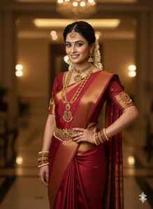 Antique 477gm <b>Bridal</b> <b>Jewelry</b> <b>Set</b> Traditional Design Necklace Earrings for Weddings Ceremonies Special Occasions - Product Image 3