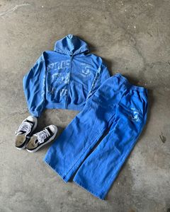 ชุดฝึกปักลายทางมีซิปมีฮู้ด, ระบายอากาศได้ดีซักกรดสำหรับผู้ชายและผู้หญิงผ้าฝ้าย100% - Product Image 4