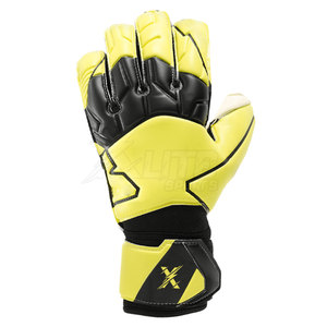 Gants de gardien de but professionnels en cuir, design respirant et confortable, contrôle avancé, antidérapants, fermeture auto-agrippante sur les doigts. - Product Image 3