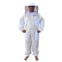 Apiculteur 3 couches coton fermeture éclair abeille vêtements combinaison pour apiculteur abeille vêtements costume