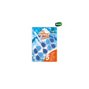 Pastilles WC Power Drops Solides 2x55g Désodorisant WC Parfum Océan 30-50% Ingrédient Actif pour Élimination des Odeurs Nettoie la Cuvette à Chaque Utilisation - Product Image 1