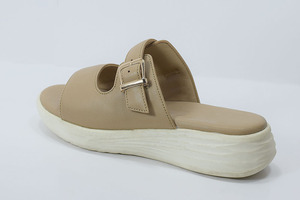 2024 Women's Casual High-Sole <b>Slipper</b> New Fashion Trend Synthetic Leather PU Sole Soft Foam Lining Breathable for <b>Summer</b> Spring - Product Image 4