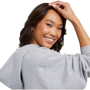 Femmes 2024 automne tenues surdimensionné en cuir polaire sweats manches longues confortable décontracté basique pull à capuche pull - Product Image 3