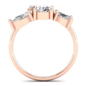 Anillos de Compromiso de Oro Sólido de 14K y 18K con Moissanita Certificada GRA de REYES Luxury para Mujer, Precio al por Mayor, Joyería Fina - Product Image 4