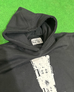 2024 meilleur design hommes 450gsm polaire pull à capuche impression de logo personnalisé plus vêtements de rue 100% coton de haute qualité - Product Image 2