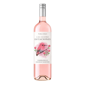 Las Cuatro Estaciones - Vino Rosado Semidulce 100% Tempranillo 11% ABV Vino Rosado Español 750ml - Product Image 1