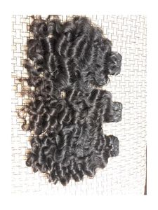 Paquets de cheveux bouclés naturels indiens avec texture cheveux du temple bruts extensions de cheveux humains vierges non transformés à double tirage en gros - Product Image 4