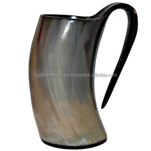 Outdoor Party Design Drinking Design Cow Horn <b>Mug</b> for Beer Drinking Indoor Decor Unique Material Design Drinking <b>Mug</b> - Product Image 6