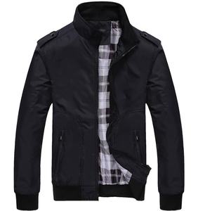 Veste coupe-vent d'hiver imperméable pour homme, décontractée, logo frontal, réversible, toile, coupe ajustée, style streetwear - Product Image 3