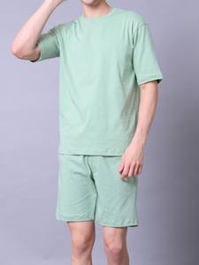 Nuevo Conjunto de Verano 2026 para Hombre, Camiseta de Manga Corta Transpirable de Algodón y Pantalones Cortos a Juego, Conjunto de Dos Piezas - Product Image 6