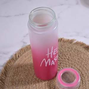 Opulenta Botella de Agua de Vidrio Hello Master con Tapa de Rosca - Diseño Elegante para Viajes y Regalos - Product Image 2