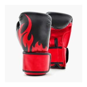 Guantes de combate de competición Pro Leather 16 OZ Guantes de boxeo profesionales de alta calidad para adultos Tamaño de 6 oz - Product Image 1