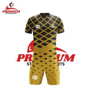Vêtements de football respirants à séchage rapide personnalisés, ensemble d'uniformes de football, maillot personnalisé avec nom et logo de l'équipe - Product Image 3