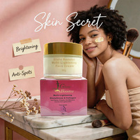 Crème Visage Double Action Éclaircissante Marque Blanche au Glutathion, Collagène et Acide Kojique – Estompe les Cicatrices d'Acné, Anti-Rides Sûr et Raffermissant