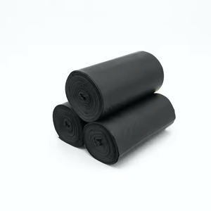 Sacs à ordures noirs en gros avec fond plié en forme d'étoile, grandes et petites tailles pour une utilisation en supermarché - Product Image 2