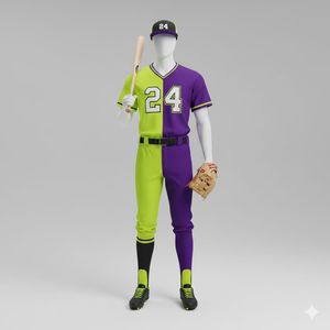 Pro Quality Custom Printed Short Baseball Uniform Men's Adult Club School Teams High-Strength Fabric Breathable Quick Dry - Product Image 4
