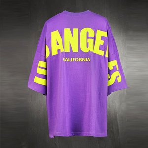 Maglietta Oversize T-Shirt a Maniche Corte Tee Oversize Girocollo Spalle Scese Estivi Camicetta Streetwear Sportivie Tops - Product Image 6