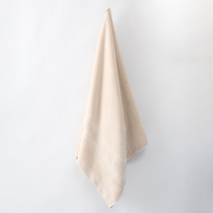 Ensemble de 2 serviettes en coton Mindalini, visage et bain, fil non torsadé, surface douce et lisse, design durable - Product Image 2