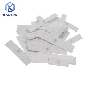 Kyrplink Textil Lino Seguimiento Lavable Rfid Etiquetas Largo Alcance 86*16Mm Uhf Rfid Etiqueta de Lavandería