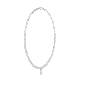 Collar de Diamantes de Corte Brillante de Lujo, Cultivado en Laboratorio, Certificado por IGI, Diseño Personalizado, Joyería Fina Chapada en Oro, Moderno para Mujer - Product Image 2
