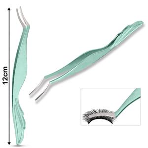 Pince à cils robuste de haute précision de qualité professionnelle meilleure prise en main et contrôle pour le placement des extensions de cils - Product Image 1