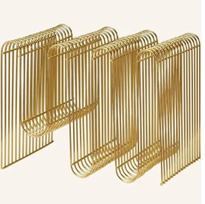 Organizador de Revistas Metálico de Mesa, Moderno, Elegante y Compacto, Organizador de Alambre para Libros y Documentos, Color y Logotipo Personalizables para Hoteles - Product Image 3