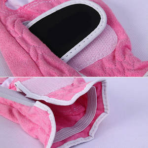 Gants de golf unisexes en cuir véritable souple avec logo personnalisé, gants de golf vierges lavables pour le sport en peau de mouton pour enfants. - Product Image 4