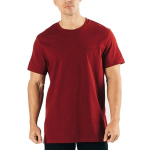 Men's Silk/Cotton Custom Printed Solid Color Front Casual T-Shirt Blank Design Regular Fit Breathable Quick Dry 220g - Product Image 1