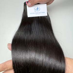 Vente flash : Extensions de cheveux humains vietnamiens 100 % naturels, brins vierges lisses, brins vierges non traités - Product Image 1
