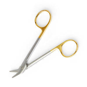 Ciseaux chirurgicaux MEDIHEAL en acier inoxydable allemand, robustes, à coupe de fil, demi-or, universels, angulés, pour usage dentaire et chirurgical - Product Image 4