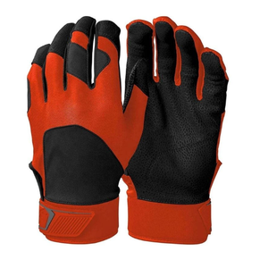 Guantes de bateo de béisbol de cuero genuino mejor calificados para una durabilidad cómoda con color y diseño personalizados para hombres - Product Image 4