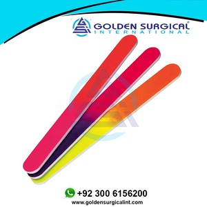 Juego de Limas de Uñas de Neón de la Mejor Calidad, 3 Piezas, Herramientas Portátiles de Moda para el Cuidado de las Uñas, Proveedor Mayorista - Product Image 4