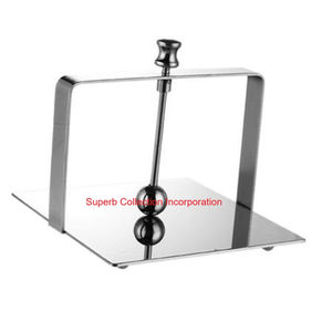 Exclusive Decorative <b>Metal</b> Napkin Holder With <b>Weighted</b> Arm For Dining Table Kitchen Stainless Steel Serviette Dispenser Stand - Product Image 4