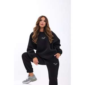 Conjunto Deportivo Informal Negro Transpirable Modelo 7237 - Product Image 1