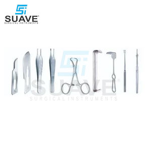 Produit de chirurgie en acier de qualité supérieure Re Use Able pour l'ensemble d'instruments de chirurgie plastique de base par SUAVE SURGICAL INSTRUMENTS - Product Image 3