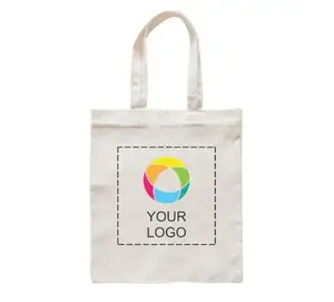 Wholesale Eco Cotton Tote Bag Multiple Pockets Zipper Wholesale Canvas Bag Supplier Shopping Bag With Custom Printed Logo