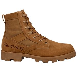 Botas de Trabajo Profesionales para Hombre para Exteriores, Transpirables para Clima Cálido, Zapatos Ligeros para Senderismo y Caminata con Soporte de Tobillo, Color Coyote - Product Image 1