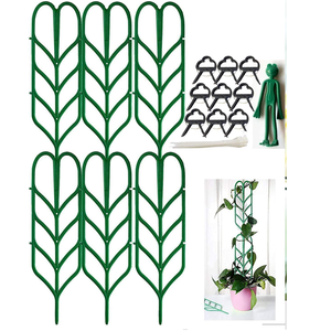 Venta al por mayor de enrejado de jardín de madera y hierro para interior/exterior de 16 pulgadas para plantas en maceta, suministros de jardín - Product Image 4