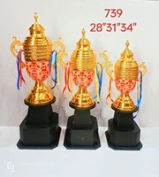 Dernière arrivée Silver Finished Sports Award pour les événements de championnat Trophée du tournoi scolaire pour le prix du trophée d'utilisation Giveaway