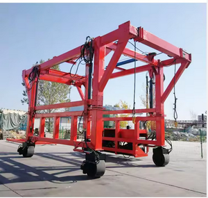 Chariot transitaire diesel sur chenilles pour conteneurs maritimes 20ft, 40ft, 40HQ, capacité 30t, 35t, 45t, 60t, pour transport de conteneurs en port, personnalisé en usine - Product Image 2