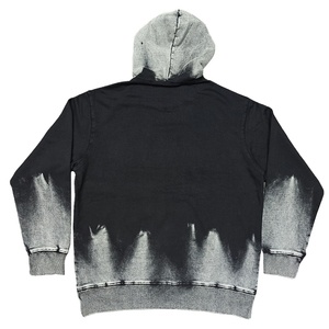 Pull à capuche unisexe délavé à l'acide Tendance Vintage Casual Wear avec col à capuche Motif solide pour la saison d'automne 2026 - Product Image 6