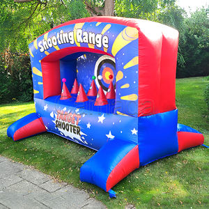 Inflatable Shooting Range Games Carnival Floating Ball Race Carnival Game Inflatable Shooting Sports <b>for</b> <b>Kids</b> - Product Image 2