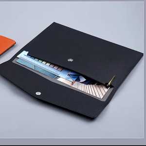 Sac de rangement en cuir véritable Vintage Faux cuir A4 pour documents, grande capacité, double couche, pour la protection des fichiers et des ordinateurs portables. - Product Image 5