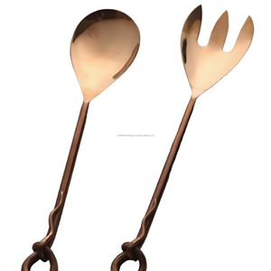 Ensemble de 2 couverts à salade de luxe artisanaux les plus vendus pour la maison Ensembles de couverts de la meilleure qualité - Product Image 1