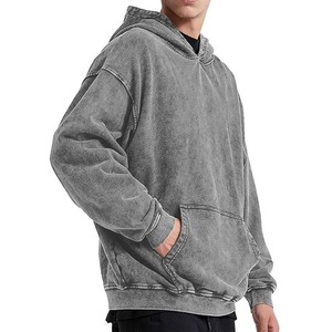 เสื้อมีฮู้ดผ้าฟลีซต่อต้านริ้วรอยสำหรับทั้งชายและหญิงมีซิปมีฮู้ดผ้าซาตินปักลายติดหน้าจอออกแบบให้เป็นกรดแข็งพิมพ์ลาย - Product Image 3