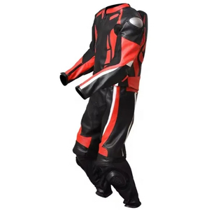 Combinaison de course moto unisexe haut de gamme en cuir et textile, imperméable, coupe-vent, équipement de protection personnalisé, homologuée CE, OEM - Product Image 1