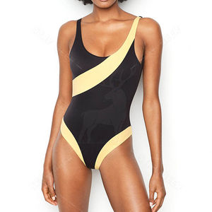 ชุดว่ายน้ำผู้หญิงคุณภาพสูง แห้งเร็ว ผ้ายืด/โพลีเอสเตอร์ สำหรับชายหาด ว่ายน้ำ ชุดว่ายน้ำเซ็กซี่ เอวสูง แบบสั่งทำ - Product Image 6