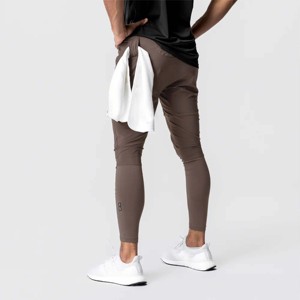 Pantalon de jogging de fitness pour homme-Pantalon d'entraînement extensible et à séchage rapide pour les entraînements de haute intensité et la course à pied - Product Image 2
